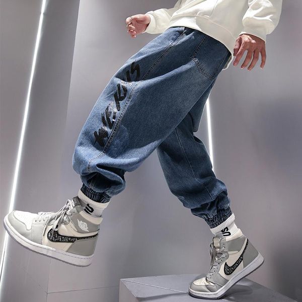 korean style hip hop plus size denim harem pants kpop oversized jeans 2021 harajuku cargo trousers men clothing fashion joggers men's, Blue
korean style hip hop plus size denim harem pants kpop oversized jeans 2021 harajuku cargo trousers men clothing fashion joggers men's, Blue