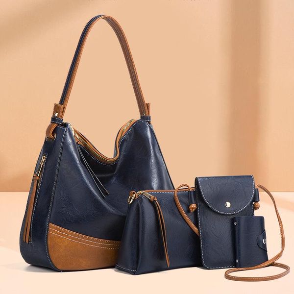 evening bags 4pcs/set ladies handbags female pu leather tassel shoulder messenger women composite tote bag bolsa
evening bags 4pcs/set ladies handbags female pu leather tassel shoulder messenger women composite tote bag bolsa