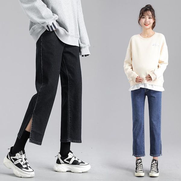 maternity bottoms cotton autumn cowboy solid color capri-pants split foot pregnancy fashion jean high waist for pregnant women wear 0316, White
maternity bottoms cotton autumn cowboy solid color capri-pants split foot pregnancy fashion jean high waist for pregnant women wear 0316, White