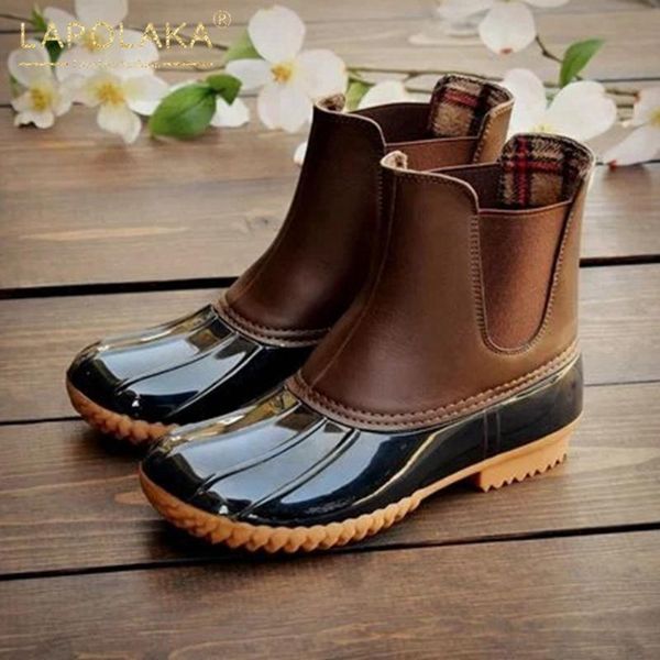 boots lapolaka 2021 design big size 43 low heels comfortable shoes woman female slip on fashion spring dropship, Black
boots lapolaka 2021 design big size 43 low heels comfortable shoes woman female slip on fashion spring dropship, Black