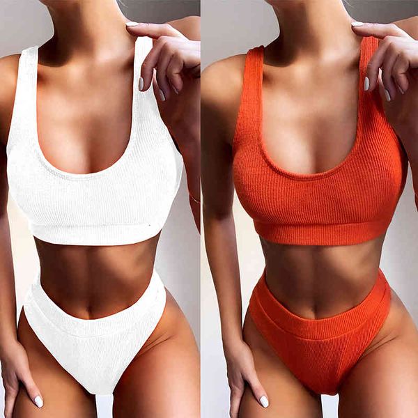 High Waist Sexy Bikinis Solid Swimsuit Women Push Up Swimwear Knitting Suit Female Bathing Suit Beach Wear Brazilian Bikini, White;black
High Waist Sexy Bikinis Solid Swimsuit Women Push Up Swimwear Knitting Suit Female Bathing Suit Beach Wear Brazilian Bikini, White;black