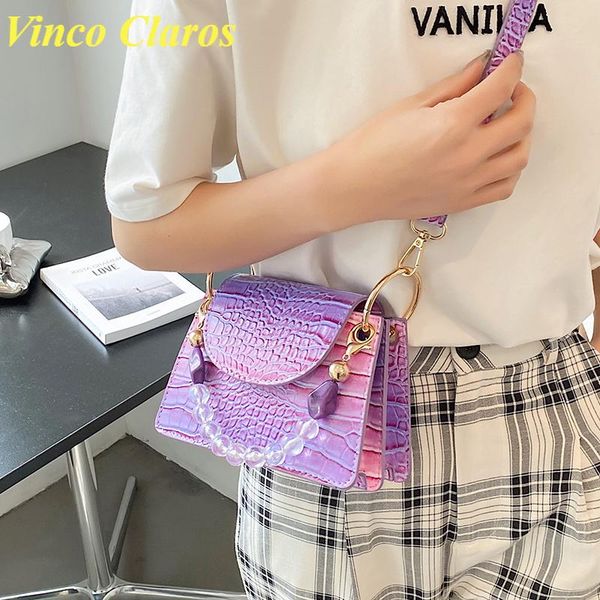 evening bags gradient alligator small shoulder bag leather pearl chain cute tote purse crossbody for women sac a main
evening bags gradient alligator small shoulder bag leather pearl chain cute tote purse crossbody for women sac a main