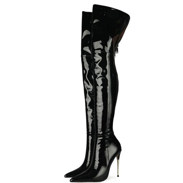 boots young girl thin high heels winter over the knee beauty pointed toe daily life outdoor 12 cm heel shoes, Black
boots young girl thin high heels winter over the knee beauty pointed toe daily life outdoor 12 cm heel shoes, Black