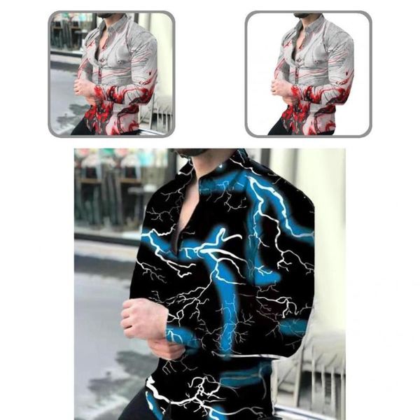 men's casual shirts soft terrific leisure male skin-friendly buttons for parties, White;black
men's casual shirts soft terrific leisure male skin-friendly buttons for parties, White;black