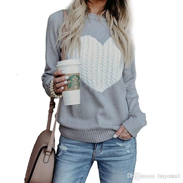 women's sweaters autumn winter women heart pattern printed long sleeve o-neck lovely pullovers knitted loose fuws, White;black
women's sweaters autumn winter women heart pattern printed long sleeve o-neck lovely pullovers knitted loose fuws, White;black