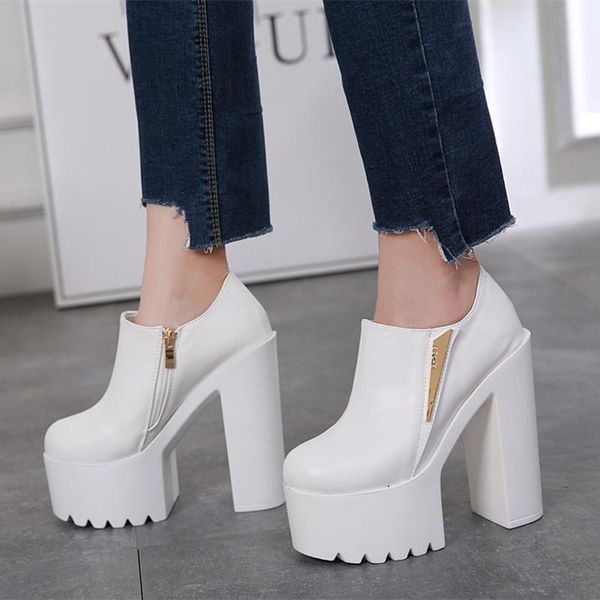 dress shoes 14cm thick heel ankle boots women wild round single nude high heels 2021 autumn and winter, Black
dress shoes 14cm thick heel ankle boots women wild round single nude high heels 2021 autumn and winter, Black