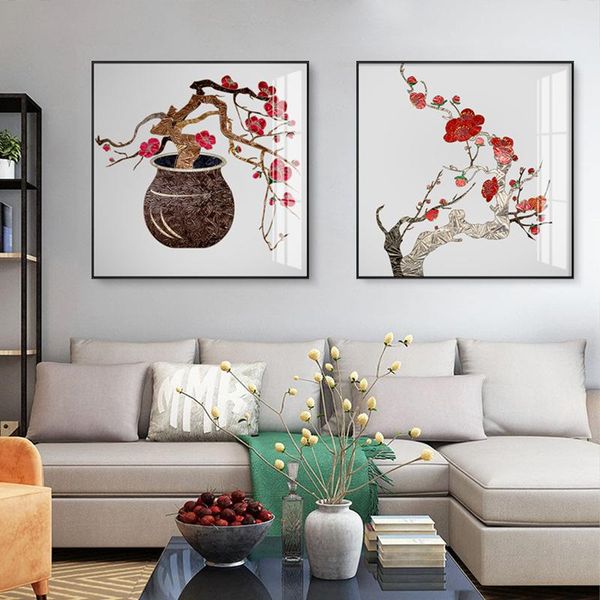 paintings exquisite chinese style plum blossom in full bloom modern decorative painting canvas wall art poster for home el office decor
paintings exquisite chinese style plum blossom in full bloom modern decorative painting canvas wall art poster for home el office decor