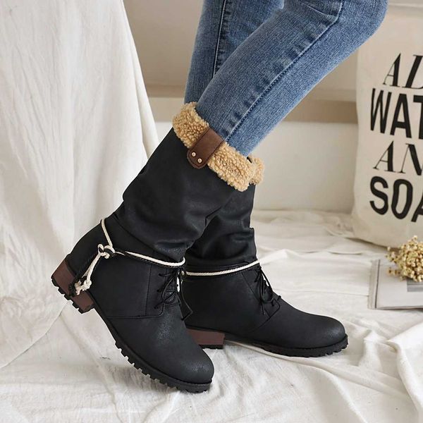 dress shoes chunky winter boots keep warm women's shoes knee platform zapatos mujer fashion more western teddy casual nnm1, Black
dress shoes chunky winter boots keep warm women's shoes knee platform zapatos mujer fashion more western teddy casual nnm1, Black