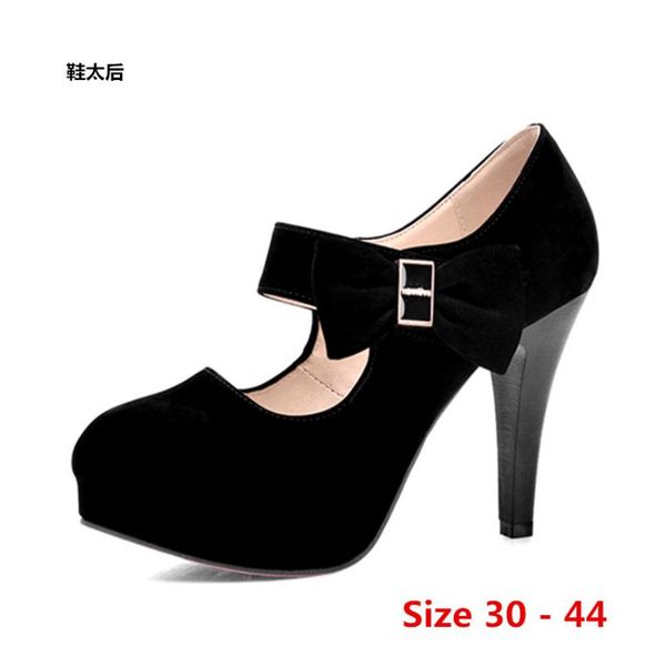 dress shoes high heel woman pumps wedding party platform women heels ladies small big size 30 - 44, Black
dress shoes high heel woman pumps wedding party platform women heels ladies small big size 30 - 44, Black