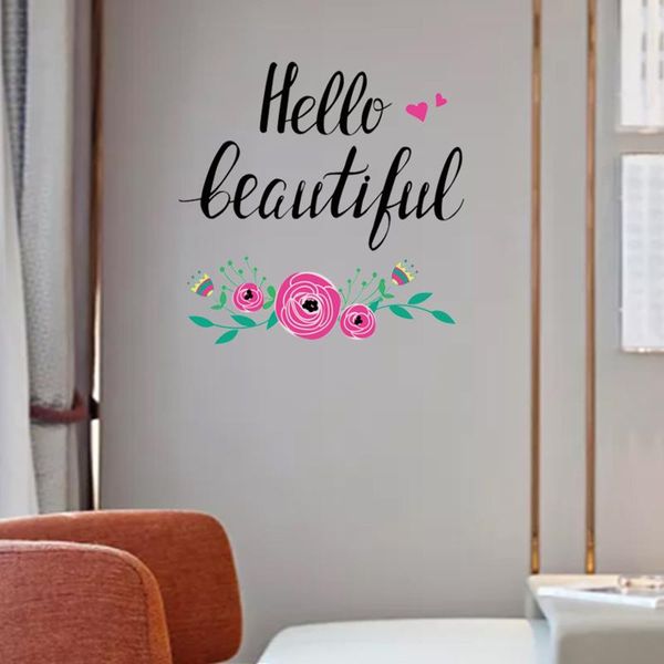 wall stickers hello beautiful living room bedroom dressing table background decoration pvc decals
wall stickers hello beautiful living room bedroom dressing table background decoration pvc decals