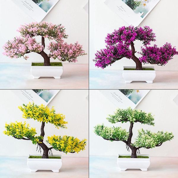 decorative flowers & wreaths artificial pot plant home garden balcony fake bonsai potted plants wedding party plastic simulation pine tree
decorative flowers & wreaths artificial pot plant home garden balcony fake bonsai potted plants wedding party plastic simulation pine tree