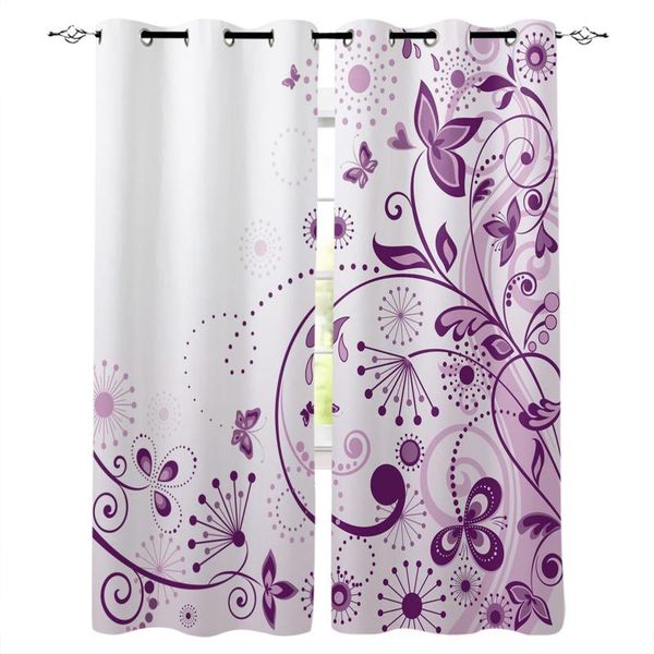 flowers butterfly branches purple white curtains for kids boys girls room living window drapes curtain treatments &
flowers butterfly branches purple white curtains for kids boys girls room living window drapes curtain treatments &