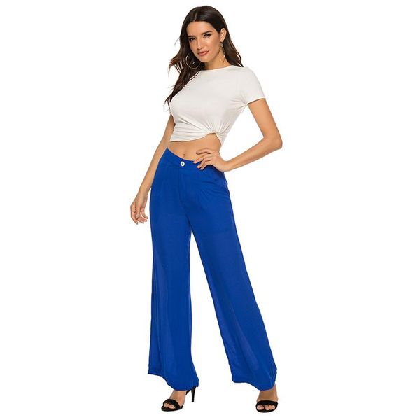 autumn office lady wide leg pants solid color loose pleated slant pocket elegant workwear women trousers women's & capris, Black;white
autumn office lady wide leg pants solid color loose pleated slant pocket elegant workwear women trousers women's & capris, Black;white