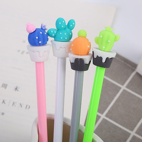 4pcs lot student gel pen creative cactus water cute cartoon learning things kawaii stationery office supplies signature pens
4pcs lot student gel pen creative cactus water cute cartoon learning things kawaii stationery office supplies signature pens