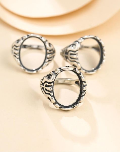 cluster rings 13.5*17mm 925 sterling silver semi mount bases blanks base blank pad ring setting set diy men a5534, Golden;silver
cluster rings 13.5*17mm 925 sterling silver semi mount bases blanks base blank pad ring setting set diy men a5534, Golden;silver