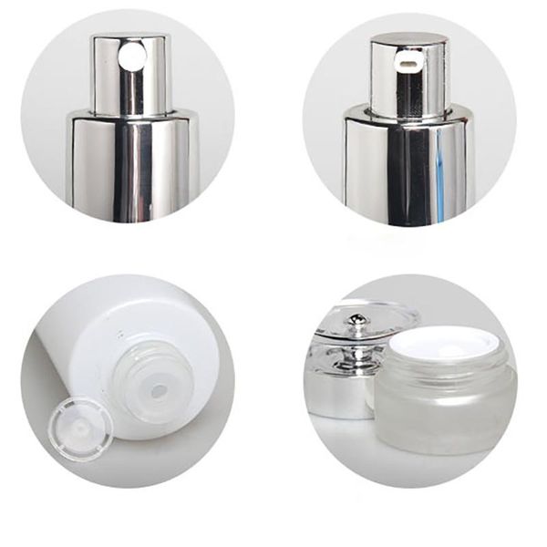 storage bottles & jars empty round foundation bottle 120ml cosmetic with toner package plastic insert, cream white color
storage bottles & jars empty round foundation bottle 120ml cosmetic with toner package plastic insert, cream white color
