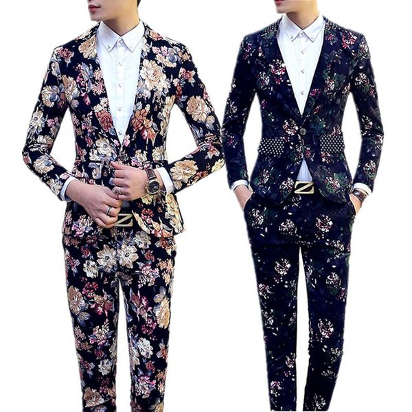 autumn mens suit two-piece set(jacket+pants) large size 5xl men blazer and pant spring blaze jaqueta men's suits & blazers, White;black 
autumn mens suit two-piece set(jacket+pants) large size 5xl men blazer and pant spring blaze jaqueta men's suits & blazers, White;black