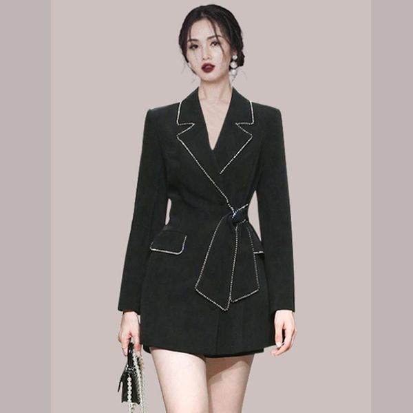 women's suits & blazers black senior design feeling blazer fei long accept waist professionalism autumn outfit goddess in high-end dres, White;black
women's suits & blazers black senior design feeling blazer fei long accept waist professionalism autumn outfit goddess in high-end dres, White;black