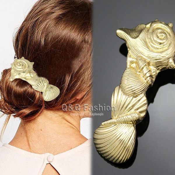 hair clips & barrettes mermaid gold sea conch scallop french updo pin clip dress snap barrette jewelry, Golden;silver
hair clips & barrettes mermaid gold sea conch scallop french updo pin clip dress snap barrette jewelry, Golden;silver