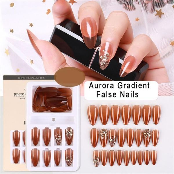 false nails aurora gradient color ballet fake nail patch ballerina detachable tip, Red;gold
false nails aurora gradient color ballet fake nail patch ballerina detachable tip, Red;gold