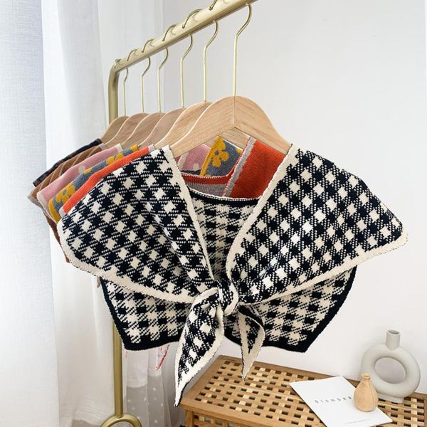 scarves the knitted wool double-sided small shawl scarf women shoulder-length neckline shoulder-warming fake collar, Blue;gray
scarves the knitted wool double-sided small shawl scarf women shoulder-length neckline shoulder-warming fake collar, Blue;gray