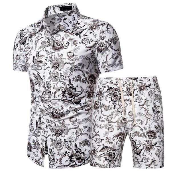 summer men's short sleeve shirt shorts two piece men fashion chinese style print shirts casual hawaiian holiday beach set tracksuits, Gray
summer men's short sleeve shirt shorts two piece men fashion chinese style print shirts casual hawaiian holiday beach set tracksuits, Gray