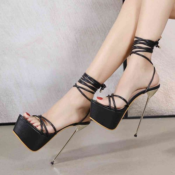 sandals ins female solid lace up platform open toe shoes women stiletto heel party summer sandals, Black
sandals ins female solid lace up platform open toe shoes women stiletto heel party summer sandals, Black