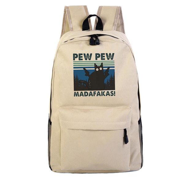 backpack cute pew madafakas schoolbag cartoon cats pug girls boys lapbags travel bag rucksack for teens women backpacks
backpack cute pew madafakas schoolbag cartoon cats pug girls boys lapbags travel bag rucksack for teens women backpacks