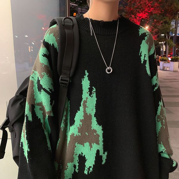 men's sweaters male black sweater with cleavage, retr o mesh baggy round collar for autumn and winter wyg5, White;black
men's sweaters male black sweater with cleavage, retr o mesh baggy round collar for autumn and winter wyg5, White;black