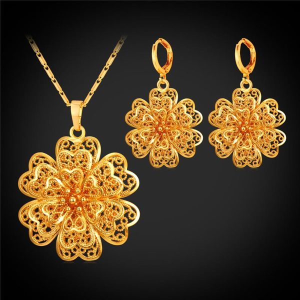 earrings & necklace women flower and set wedding jewelry accessories hollow carve luxury gift wholesale s006, Silver
earrings & necklace women flower and set wedding jewelry accessories hollow carve luxury gift wholesale s006, Silver