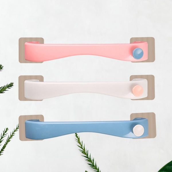 3pcs plastic towel hangers wall-mounted rack bathroom holder household supplies (small, white+blue+pink) racks
3pcs plastic towel hangers wall-mounted rack bathroom holder household supplies (small, white+blue+pink) racks