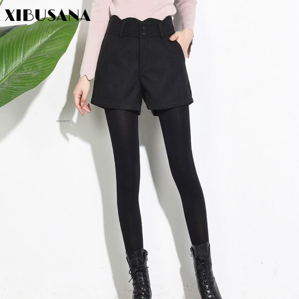 woolen shorts women winter mini short pants zipper up pocket buttons solid color bottom femme all-match wide-leg shorts 210423, White;black
woolen shorts women winter mini short pants zipper up pocket buttons solid color bottom femme all-match wide-leg shorts 210423, White;black