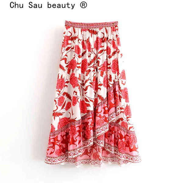 chu sau beauty boho vintage floral printed midi skirt women fashion holiday chic asymmetrical beach skirts vestidos mujer 210508, Black
chu sau beauty boho vintage floral printed midi skirt women fashion holiday chic asymmetrical beach skirts vestidos mujer 210508, Black