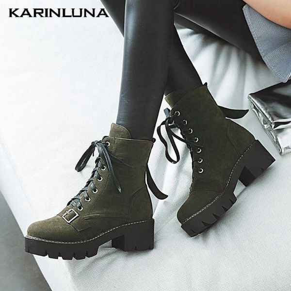 boots karin high qulity shoes women trendy classics round toe big size 43 buckle straps shoelace flock ankel, Black
boots karin high qulity shoes women trendy classics round toe big size 43 buckle straps shoelace flock ankel, Black