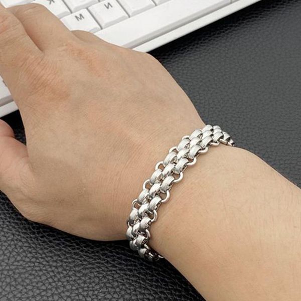 link, chain bracelets mens hip hop domineering big on hand stainless steel personality homme accessories wholesale, Black
link, chain bracelets mens hip hop domineering big on hand stainless steel personality homme accessories wholesale, Black