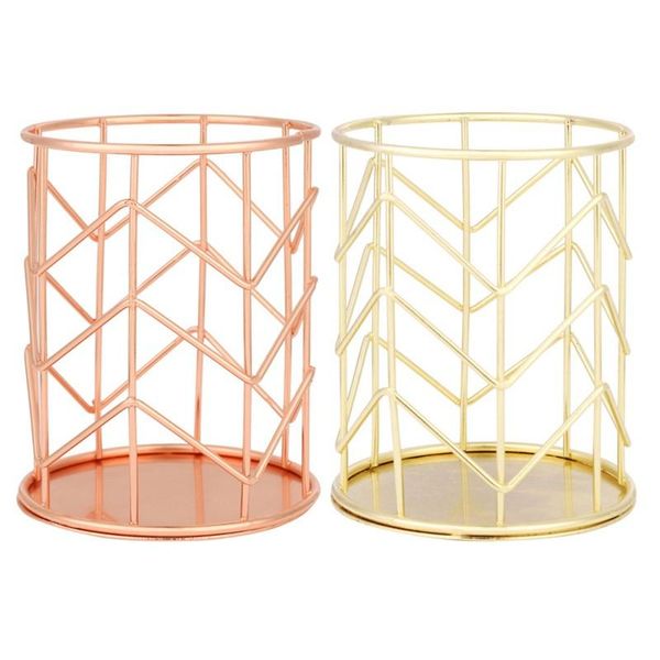 storage baskets nordic simplicity rose gold metal iron basket combination holder desk deskaccessories stationery organizer 
storage baskets nordic simplicity rose gold metal iron basket combination holder desk deskaccessories stationery organizer