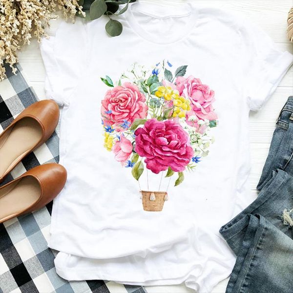 90s floral balloon flower women t shirt cute fashion cartoon print tee womens female clothes graphic, White
90s floral balloon flower women t shirt cute fashion cartoon print tee womens female clothes graphic, White