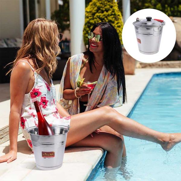 waste bins 1pc stainless steel multi-purpose bucket household for home (silver)
waste bins 1pc stainless steel multi-purpose bucket household for home (silver)