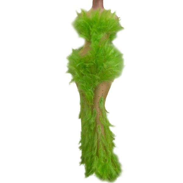 stage wear green feather dresses for women summer see-througth mesh outfits dress lady nightclub party singer costumes, Black;red
stage wear green feather dresses for women summer see-througth mesh outfits dress lady nightclub party singer costumes, Black;red