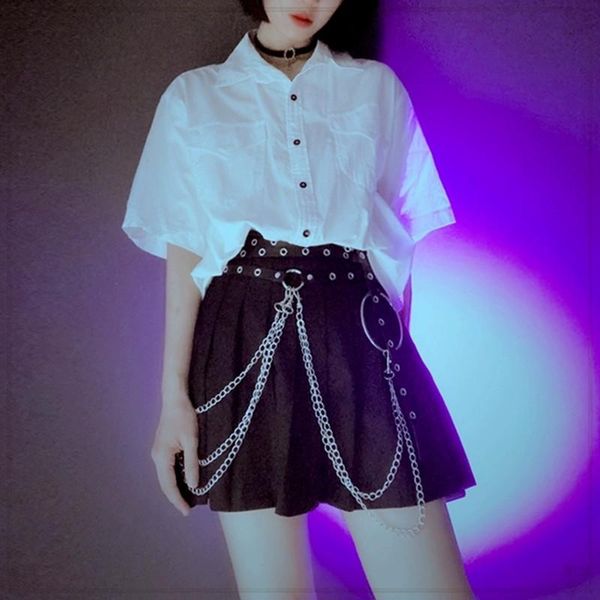 belts pub female leather skirt punk gothic rock harness waist metal chain body bondage hollow belt accessories lady sake, Black;brown
belts pub female leather skirt punk gothic rock harness waist metal chain body bondage hollow belt accessories lady sake, Black;brown