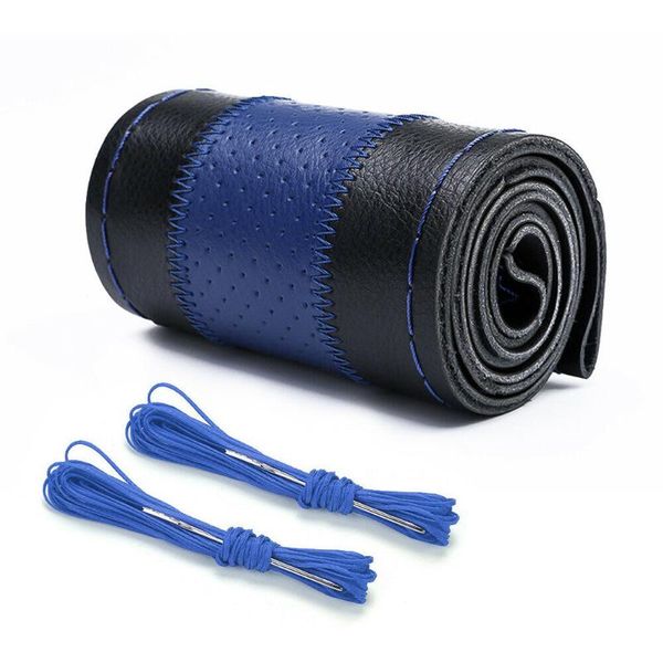 steering wheel covers with needle thread cover non-slip breathable genuine leather car diy
steering wheel covers with needle thread cover non-slip breathable genuine leather car diy