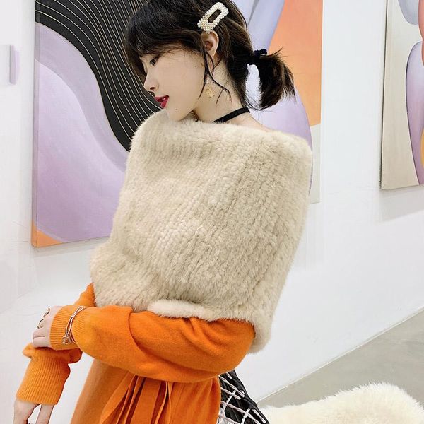 scarves natural real shawl knitting scarf korean version shoulder set high elastic versatile women's use, Blue;gray
scarves natural real shawl knitting scarf korean version shoulder set high elastic versatile women's use, Blue;gray