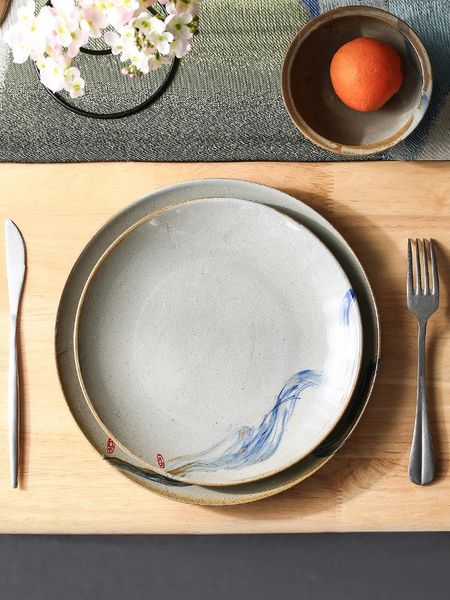 dishes & plates japanese style stoare plate hand-painted tableware western steak flat retro ceramic breakfast shallow cn(origin)
dishes & plates japanese style stoare plate hand-painted tableware western steak flat retro ceramic breakfast shallow cn(origin)