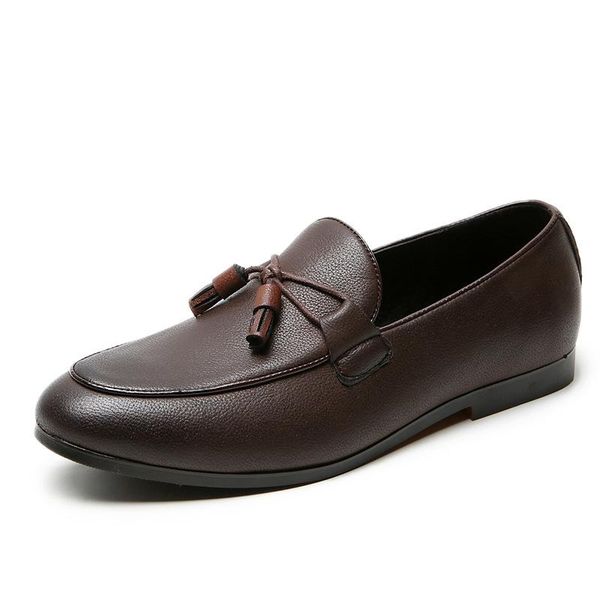 dress shoes man leather slip on flats oxford business office formal wedding shoe pointed toe men, Black
dress shoes man leather slip on flats oxford business office formal wedding shoe pointed toe men, Black