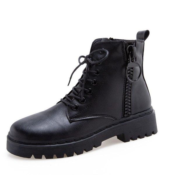 boots ankle for women shoes woman autumn winter female lace up zipper platform solid black leather motorcycle
boots ankle for women shoes woman autumn winter female lace up zipper platform solid black leather motorcycle