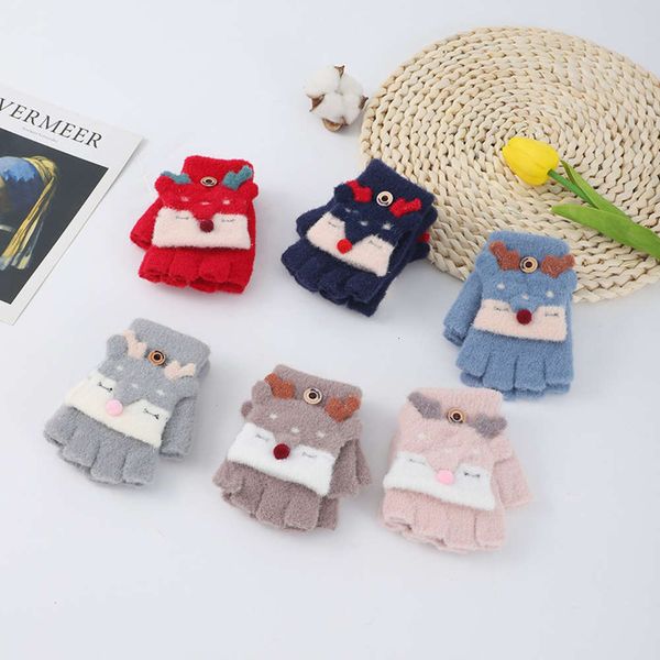 gloves autumn and winter children' card love half finger flip knitted student writing outdoor exposed finger cover, Blue;gray
gloves autumn and winter children' card love half finger flip knitted student writing outdoor exposed finger cover, Blue;gray