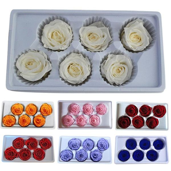 decorative flowers & wreaths 6 / box 5-6cm grade b fresh rose eternal life qixi valentine's day birthday diy gifts christmas creative m
decorative flowers & wreaths 6 / box 5-6cm grade b fresh rose eternal life qixi valentine's day birthday diy gifts christmas creative m