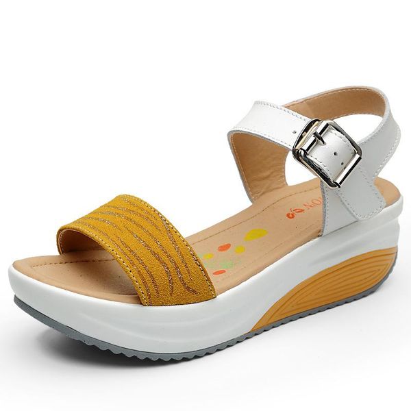 summer sandals female retro thick bottom wedge fish mouth casual platform beach non-slip shoes, Black
summer sandals female retro thick bottom wedge fish mouth casual platform beach non-slip shoes, Black