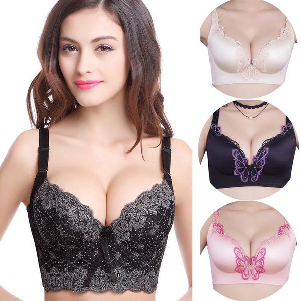 bras women bra soft seamless push up comfortable brassiere underwear adjustable wire ladies female intimates, Red;black
bras women bra soft seamless push up comfortable brassiere underwear adjustable wire ladies female intimates, Red;black