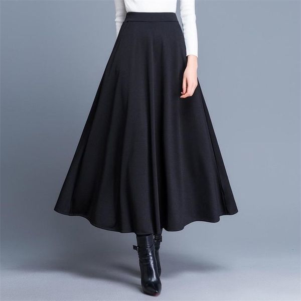 half-length skirts with big swings long skirts ladies high waist autumn and winter skirts 211120, Black
half-length skirts with big swings long skirts ladies high waist autumn and winter skirts 211120, Black